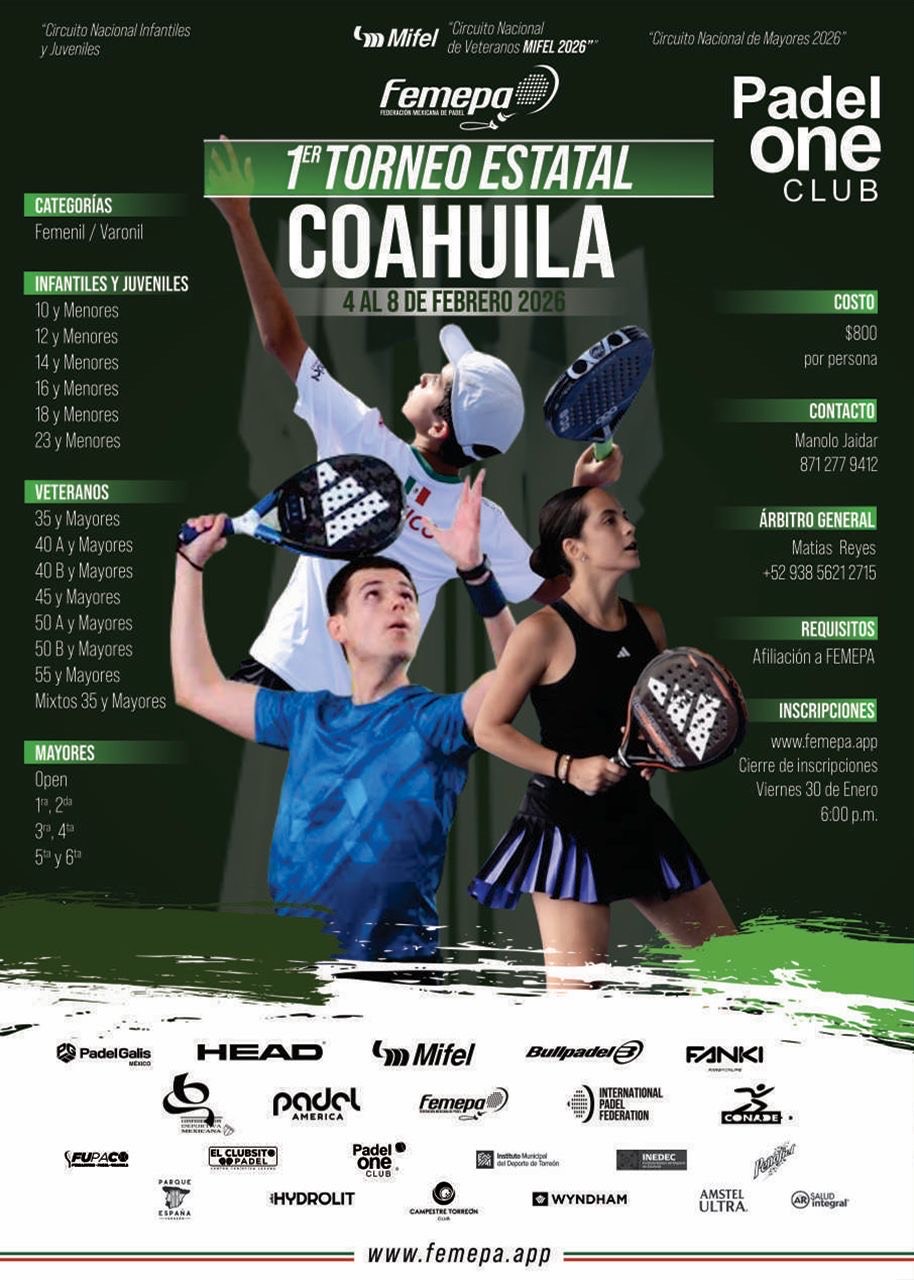 1ESTATAL COAHUILA 2026