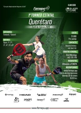 1ESTATAL QRO MAYOR 2026