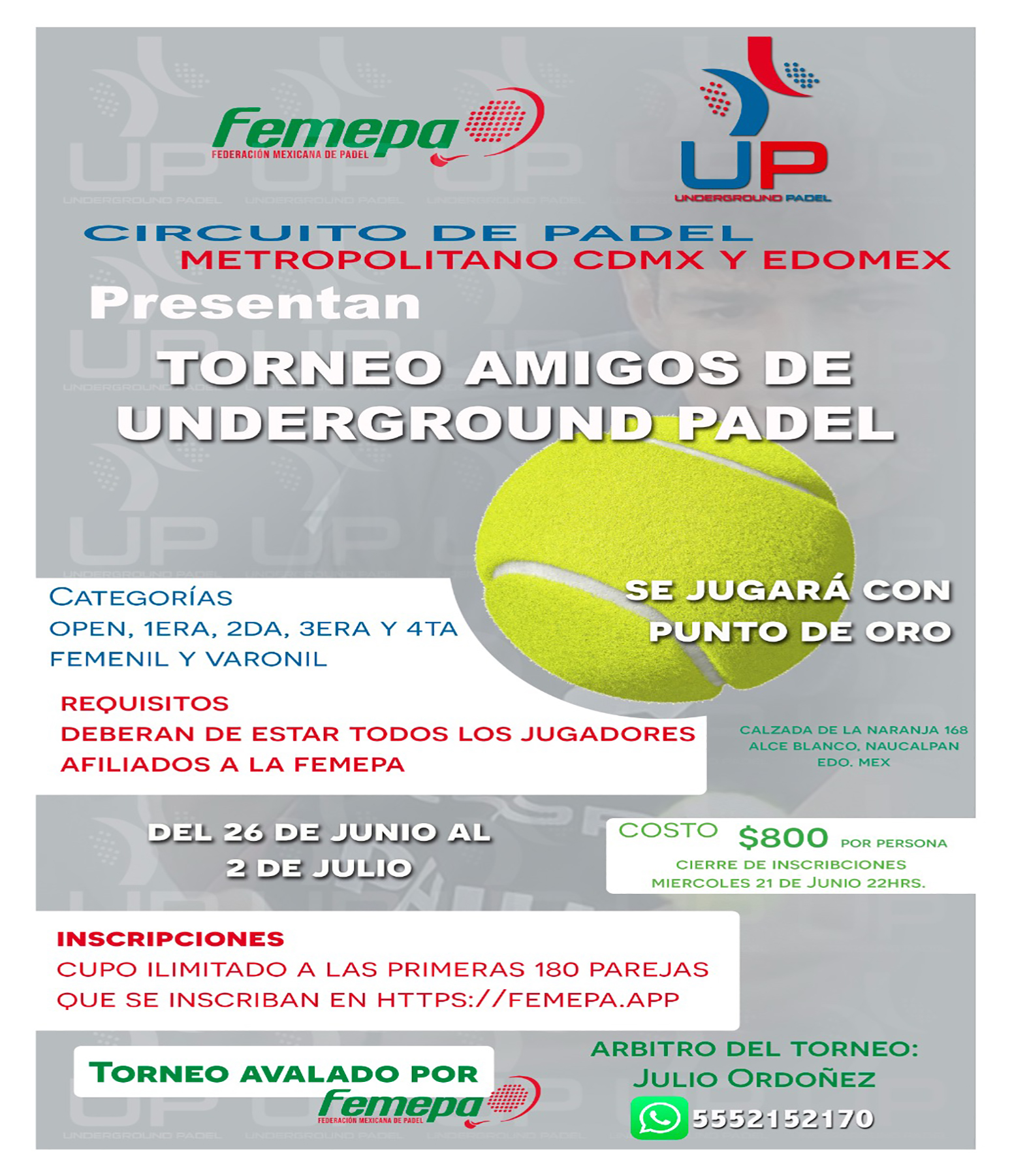 1° Torneio Festimar de Padel abre inscrições para atletas amadores de  diversas categorias - Festimar